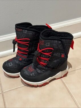 CIOR Winter Snow Boots - Red/Black size 6
